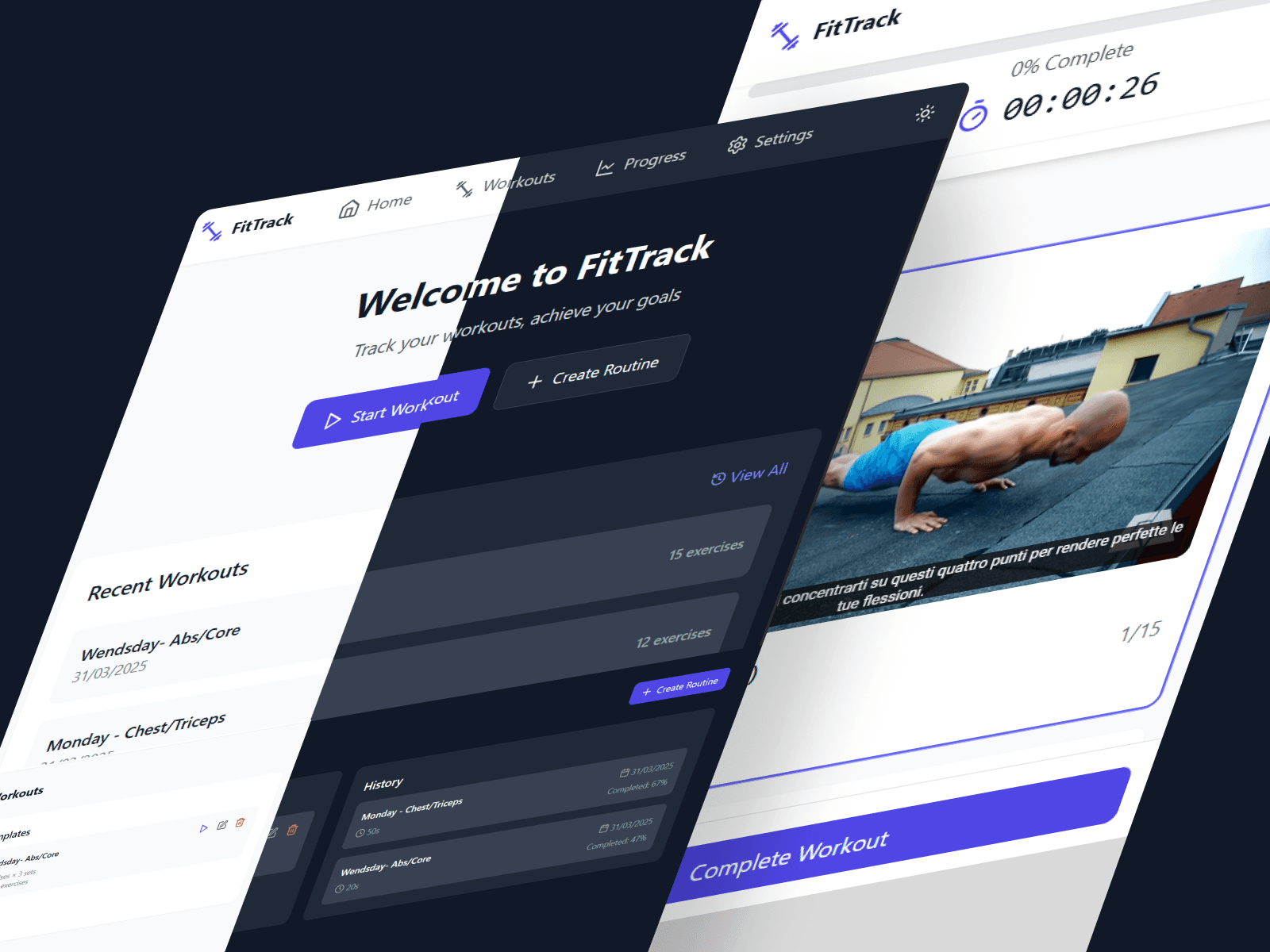 iTrack Workout App